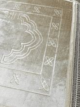 Gebedskleed dik en zacht -goudtaupe